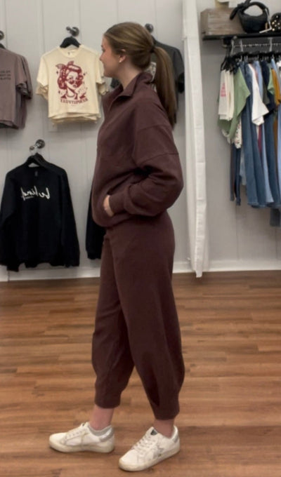 Melody Super Soft Quarter Zip & Jogger SET