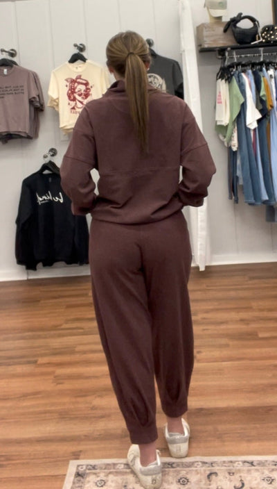 Melody Super Soft Quarter Zip & Jogger SET