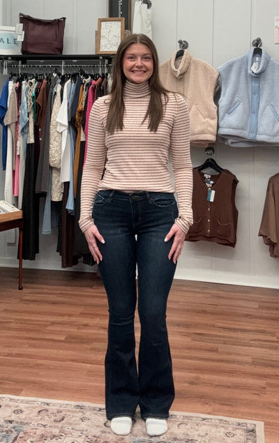 Tampa Mid Rise Flare Denim
