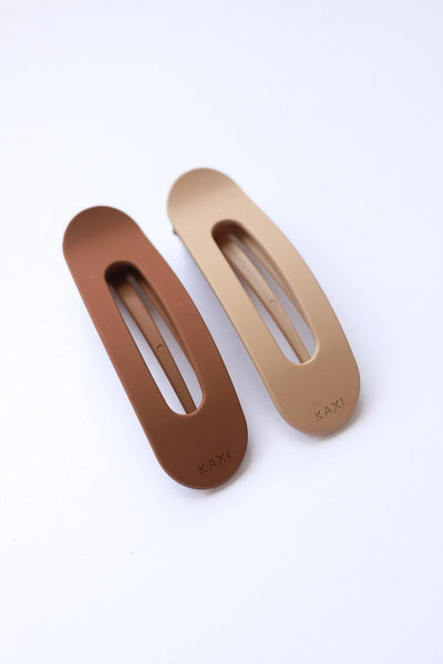 Lay Down Hair Claw Clip - TWO pack