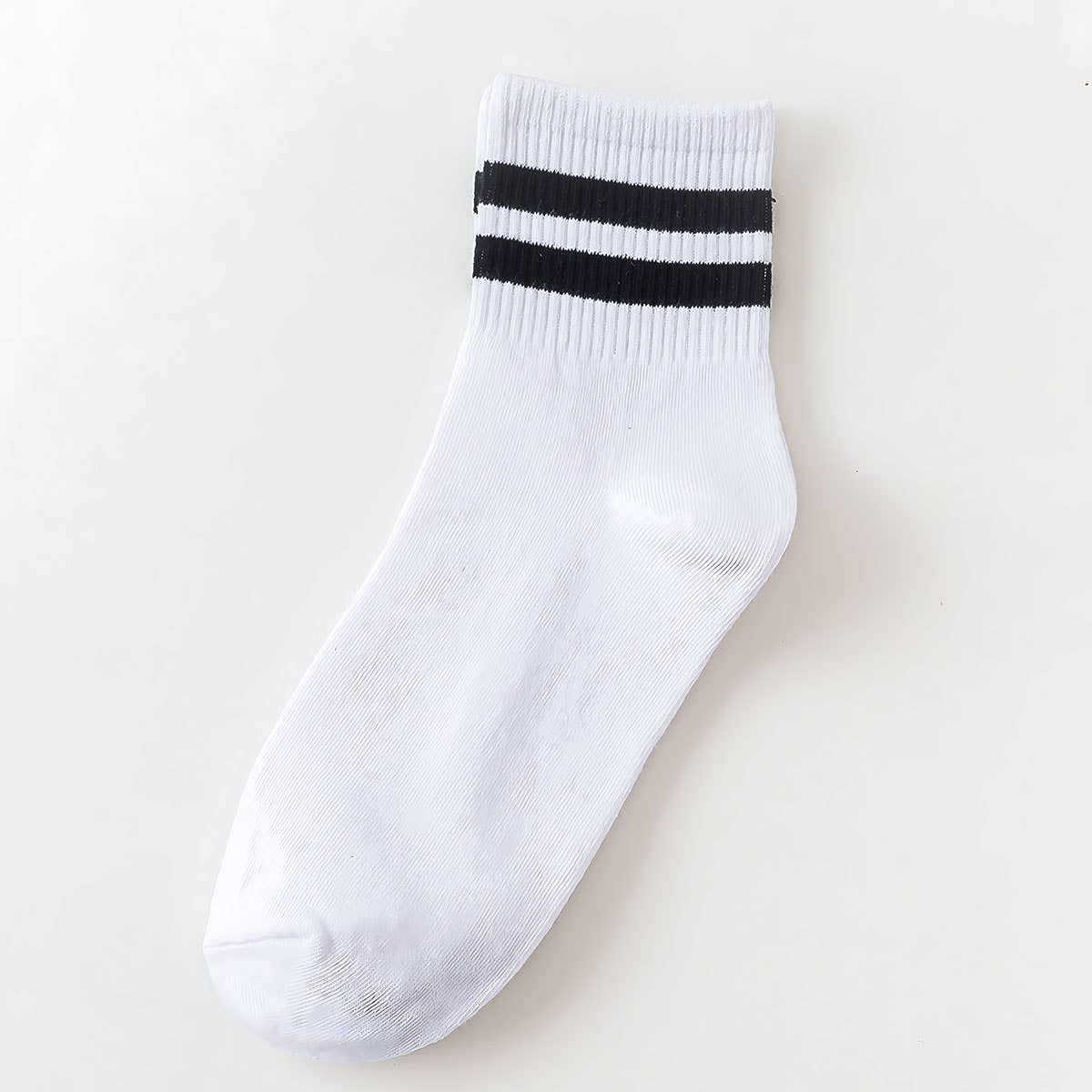 Stripe Cotton Mid Socks