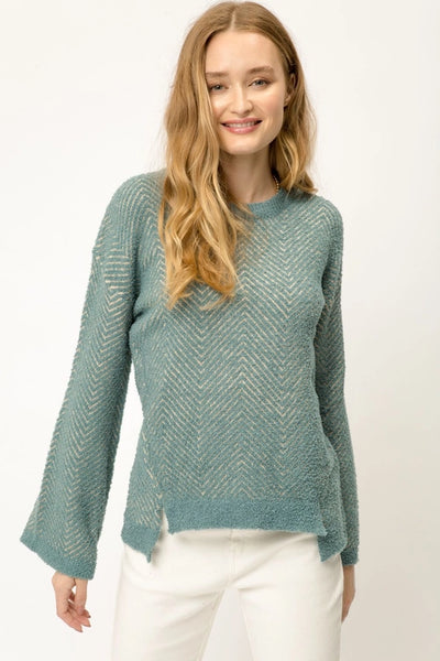 Noel Chevron Pullover Sweater