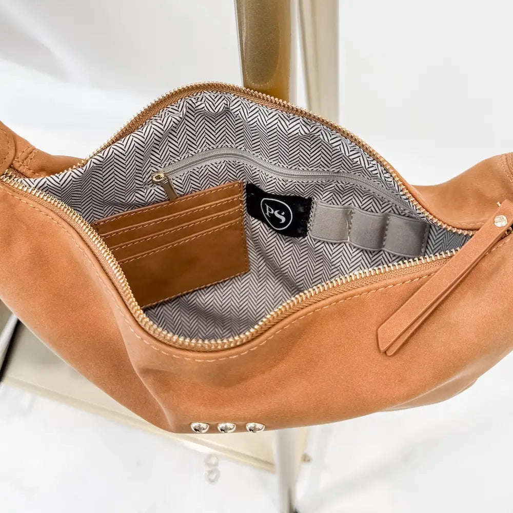 Netty Nubuck Crossbody Handbag