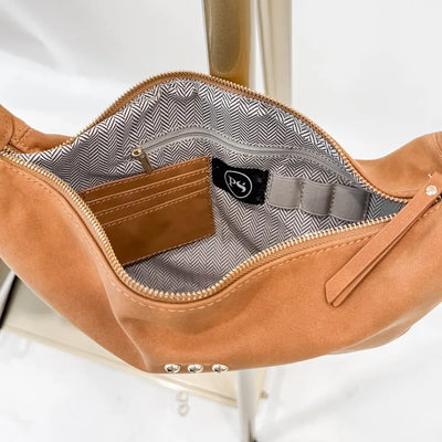 Netty Nubuck Crossbody Handbag