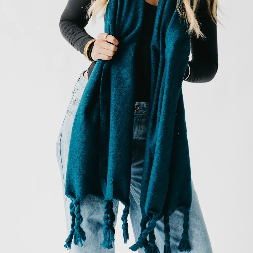 Twyla Twisted Tassel Scarf