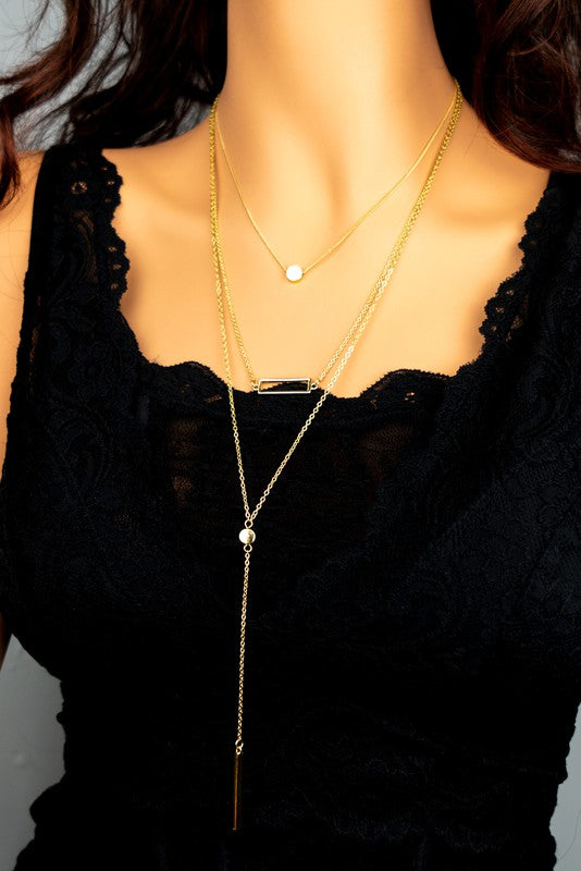 Tanis Three Layer Necklace
