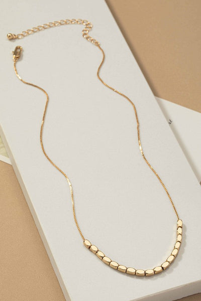 Box Bead Chain Necklace