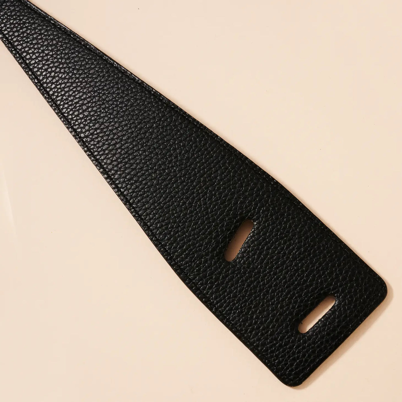 Zoey Faux Leather Slit Belt